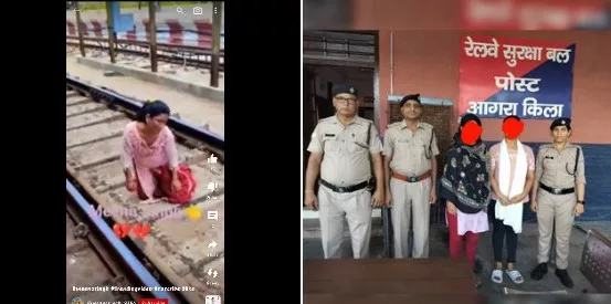 Agra-railway-police-daughter-mother-reels-arrest-145-147-sections-case-file