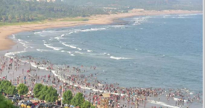 Visakha A ticket is required to go to Rushikonda Beach