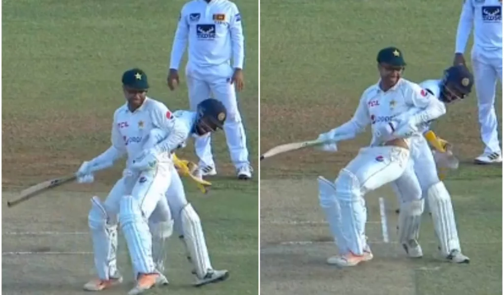 funny incident in srilanka-pakistan-first-test-match-viral