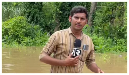Rtv team in Ayodhya Lanka. Flood victims who asked the government to solve the problems