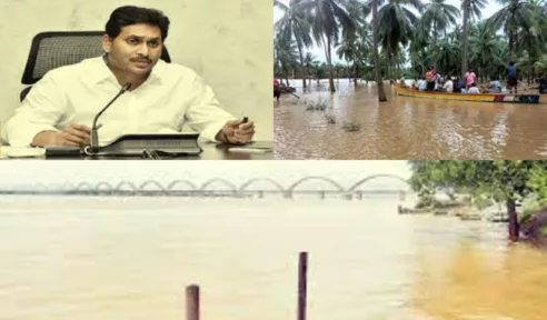 CM Jagan visit to Godavari Flood Affected Areas