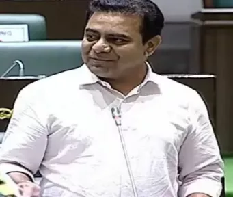 KTR made a fun satire on spears.. Laughter broke out in the assembly!